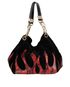 Flames Hobo Bag, back view